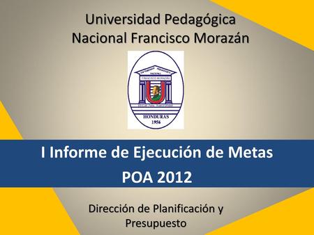 Universidad Pedagógica Nacional Francisco Morazán