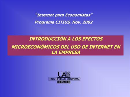 INTRODUCCIÓN A LOS EFECTOS