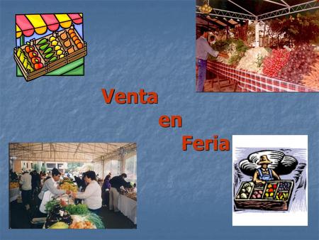 Venta en Feria.