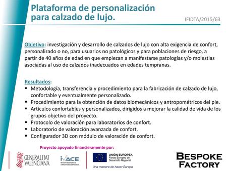 Plataforma de personalización para calzado de lujo.