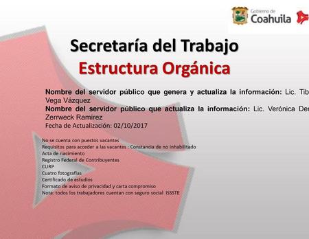 Nombre del servidor público que genera y actualiza la información: Lic