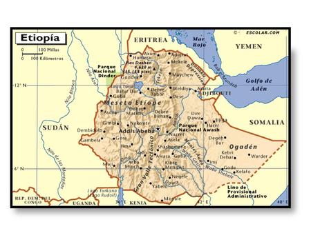 1.- Describe de manera general las características geográficas de Etiopía