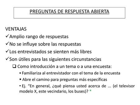 PREGUNTAS DE RESPUESTA ABIERTA
