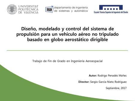Trabajo de Fin de Grado en Ingeniería Aeroespacial