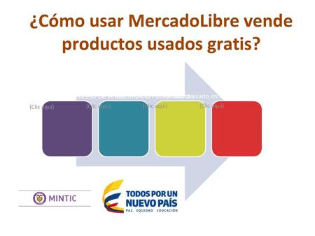 ¿Cómo usar MercadoLibre vende productos usados gratis?