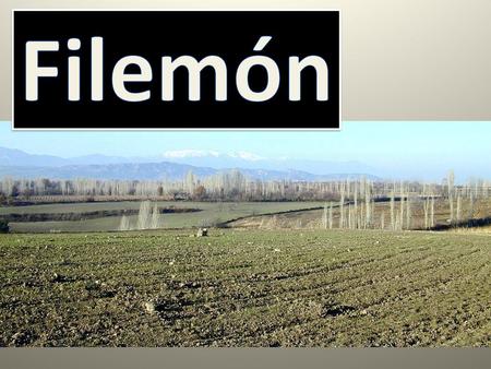 Filemón.