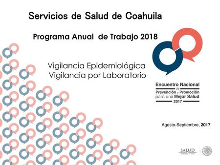 Servicios de Salud de Coahuila Programa Anual de Trabajo 2018