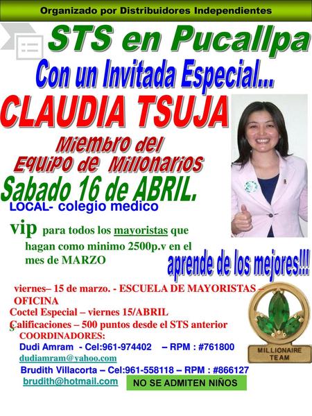 Con un Invitada Especial…