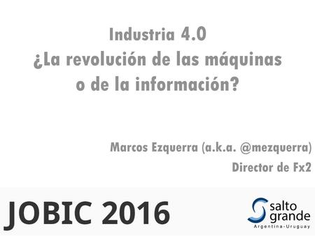 ¿La revolución de las máquinas