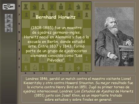 ( ) fue un maestro de ajedrez germano-ingles.