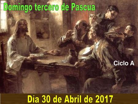 Domingo tercero de Pascua