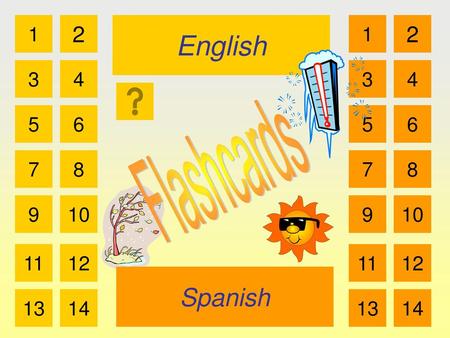 English Spanish 2 2 Flashcards