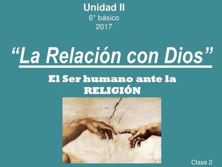 El Ser humano ante la RELIGIÓN