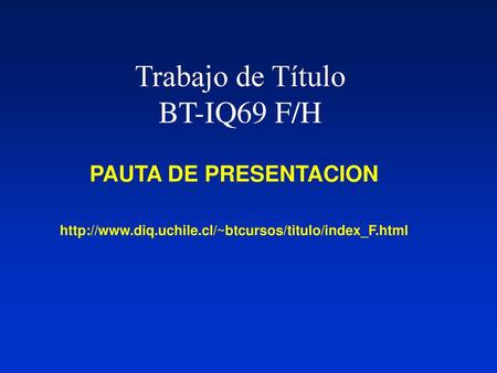 Trabajo de Título BT-IQ69 F/H