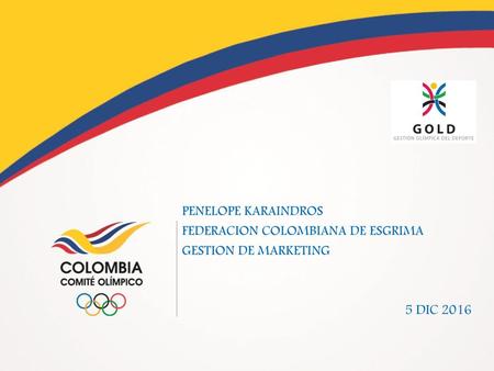 PENELOPE KARAINDROS FEDERACION COLOMBIANA DE ESGRIMA