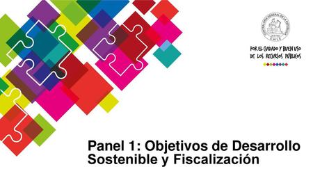 Panel 1: Objetivos de Desarrollo Sostenible y Fiscalización