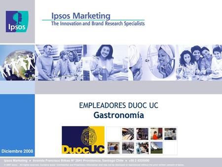EMPLEADORES DUOC UC Gastronomía