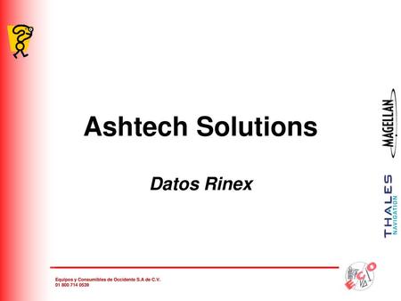 Ashtech Solutions Datos Rinex.