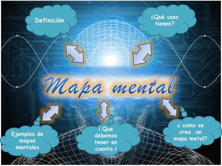 Mapa mental Definición ¿Qué usos tienen? ¿ como se crea un mapa metal?