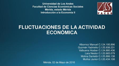 FLUCTUACIONES DE LA ACTIVIDAD ECONÓMICA