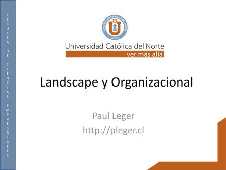 Landscape y Organizacional
