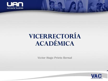 VICERRECTORÍA ACADÉMICA
