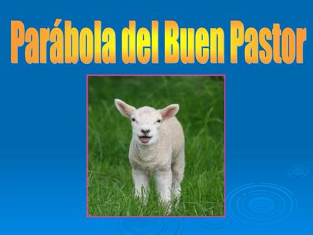 Parábola del Buen Pastor