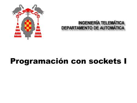 Programación con sockets I