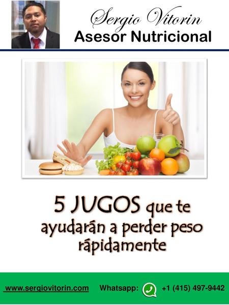 5 JUGOS que te ayudarán a perder peso rápidamente