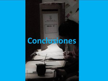 Conclusiones.