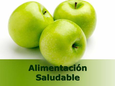 Alimentación Saludable