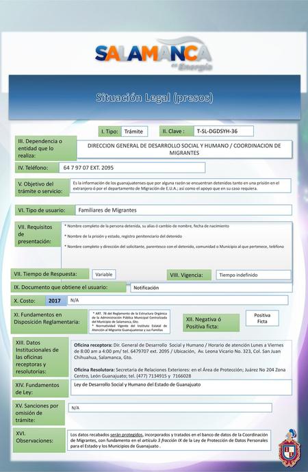 Situación Legal (presos)
