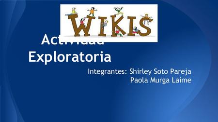 Actividad Exploratoria