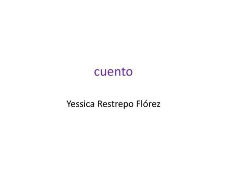 Yessica Restrepo Flórez