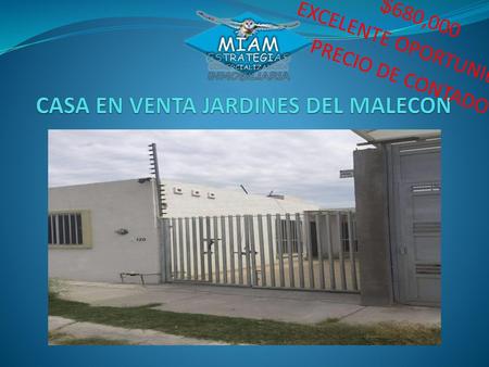 CASA EN VENTA JARDINES DEL MALECON