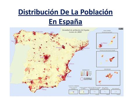 Distribución De La Población En España