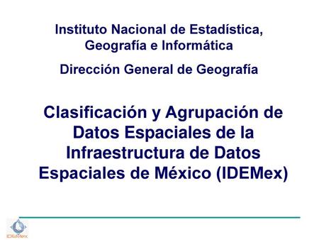 Instituto Nacional de Estadística, Geografía e Informática