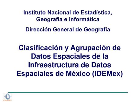Instituto Nacional de Estadística, Geografía e Informática