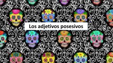 Los adjetivos posesivos