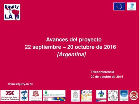 22 septiembre – 20 octubre de 2016