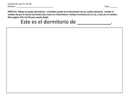 Este es el dormitorio de .
