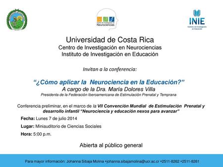 “¿Cómo aplicar la Neurociencia en la Educación?”