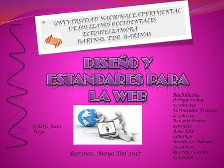 DISEÑO Y ESTANDARES PARA LA WEB
