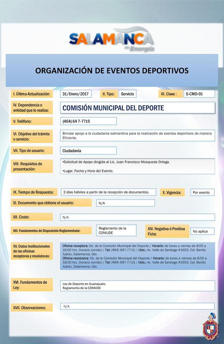 ORGANIZACIÓN DE EVENTOS DEPORTIVOS