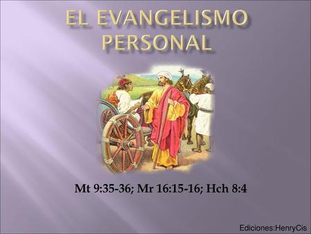 El evangelismo personal