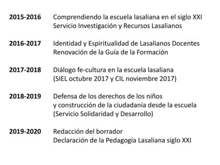 Comprendiendo la escuela lasaliana en el siglo XXI
