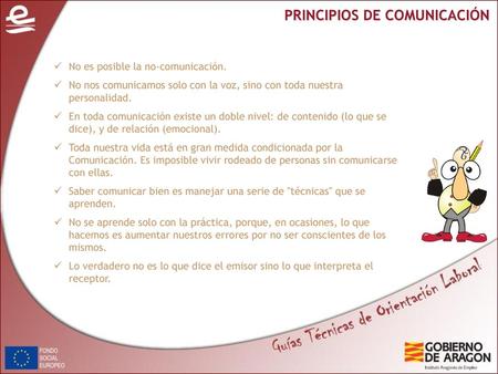 PRINCIPIOS DE COMUNICACIÓN