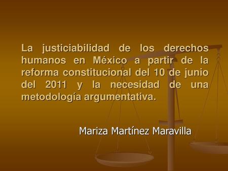 Mariza Martínez Maravilla