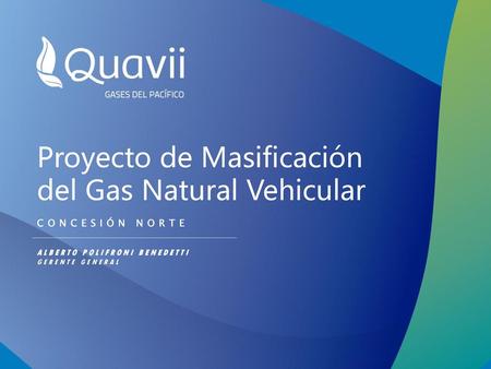Proyecto de Masificación del Gas Natural Vehicular