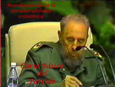 Marchamos hacia la invulnerabilidad económica